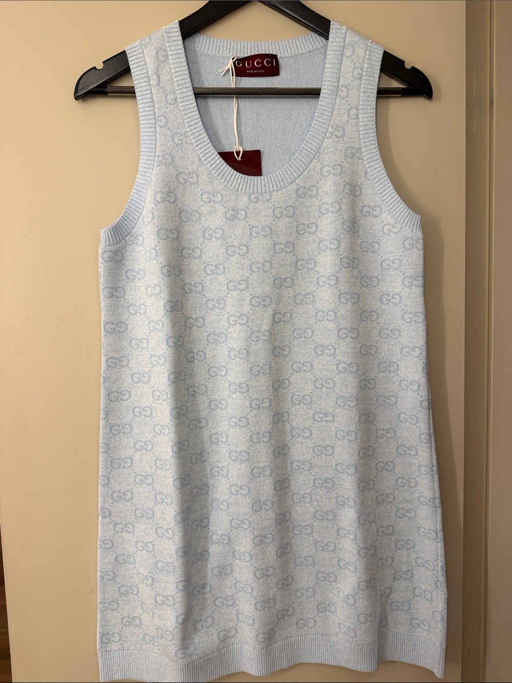 Gucci Cotton Jacquard Mini Dress